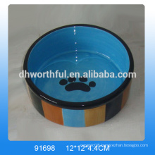 Hot sale lovely ceramic dog food bowl